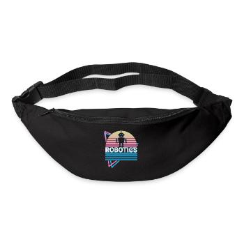 Robotik Roboter Retro - Gürteltasche - Schwarz - Vorne