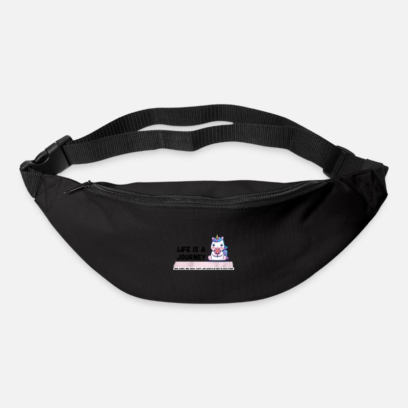Life is a journey - Bum bag - black