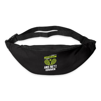 Lass Mich Nicht Ans Netz Kommen Tennisspieler - Gürteltasche - Schwarz - Vorne