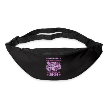 Finest Fisherwomen Born 1944 Womens 79th Birthday - Gürteltasche - Schwarz - Vorne