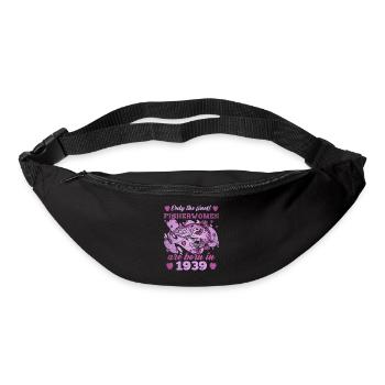 Finest Fisherwomen Born 1939 Womens 84th Birthday - Gürteltasche - Schwarz - Vorne