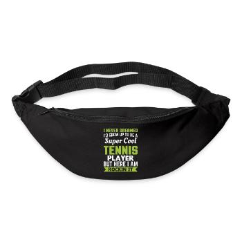 I never dreamed that I would play tennis - Bum bag - black - Front