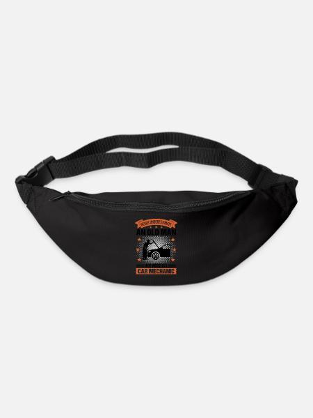 Automechaniker Alter Mann Spruch Herren Geschenk - Gürteltasche - Schwarz