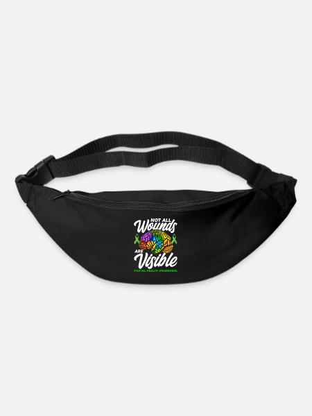 Toutes les plaies ne sont pas visibles - Sac banane - noir