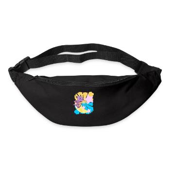Good Night Dino Dream Fantasy Sleep Dream - Bum bag - black - Front