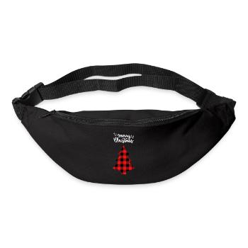 Joyeux Noël Drôle de Chemise de Noël - Sac banane - noir - Devant