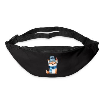 Winter Fuchs - Gürteltasche - Schwarz - Vorne