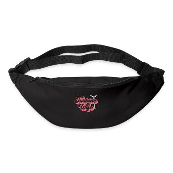 Wind Turbine Tech Turbine Wife Loves Green Energy - Bum bag - black - Front