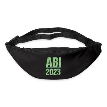 Abitur Gymnasium Damen und Herren Abi 2023 - Gürteltasche - Schwarz - Vorne