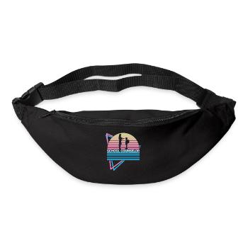 School Counsellor School Council Retro - Bum bag - black - Front