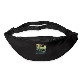 Mari Papa Entretien de pelouse Légende Tonte de pelouse Tondeuse à gazon - Sac banane - noir - Devant