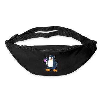 Pinguin Eiskaffee - Gürteltasche - Schwarz - Vorne