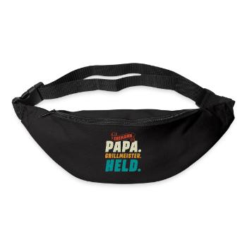 Ehemann Papa Grillmeister - Gürteltasche - Schwarz - Vorne