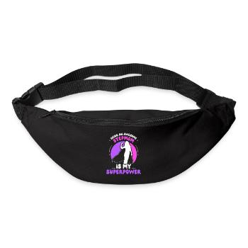 Being a great stepmother is superpower - Bum bag - black - Front