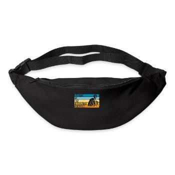 Darts Is My Favorite Season - Bum bag - black - Front