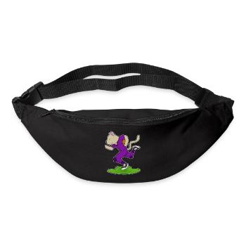 Sports de football américain des Cat - Sac banane - noir - Devant