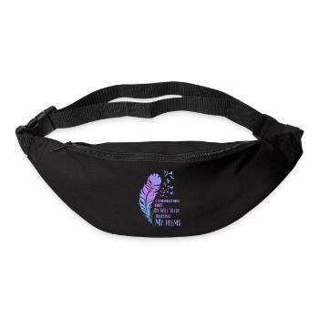 Je comprends que tu ne le feras jamais - Poet Poetry - Sac banane - noir - Devant