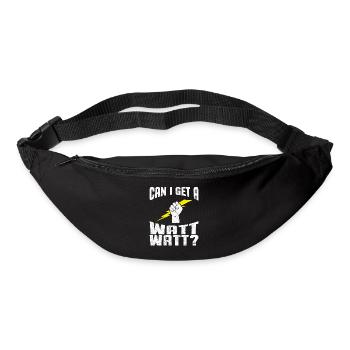 Elektriker wat wat - Elektriker Tshirt - Gürteltasche - Schwarz - Vorne
