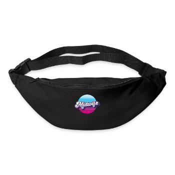 Hebamme Sprüche Hebammen Beruf Geburtshilfe - Gürteltasche - Schwarz - Vorne