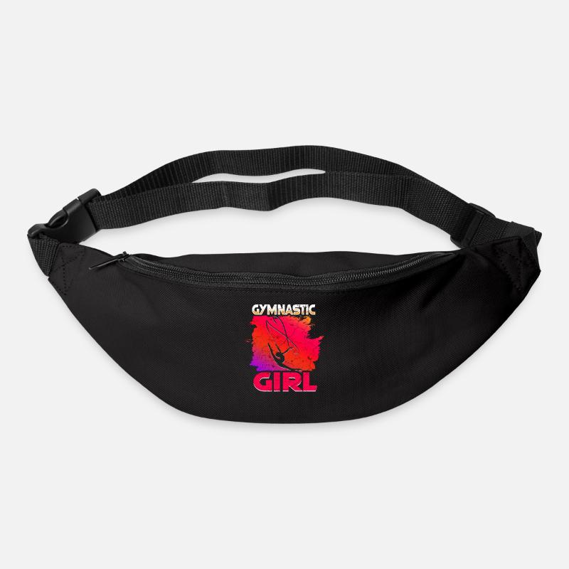 Gymnastik Mädchen Turnen Akrobatik - Gürteltasche - Schwarz