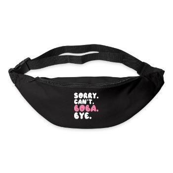 Bubble Tea Lover Cadeau - Sac banane - noir - Devant