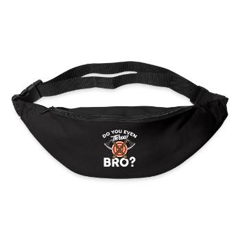 Lancer une hache - Sac banane - noir - Devant
