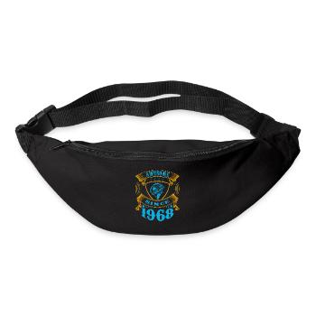 Awesome since 1968. Angel, Angler's Birthday - Bum bag - black - Front