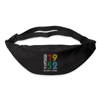 Vintage 1952 Vintage Geburtstag Retro Vintage - Gürteltasche - Schwarz - Vorne