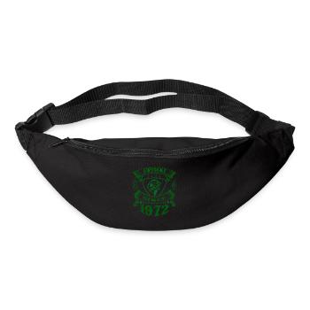 Awesome since 1972. Angel, Angler's Birthday - Bum bag - black - Front