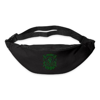 Awesome since 1986. Angel, Angler's birthday - Bum bag - black - Front