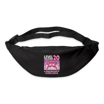 20. Geburtstag Gamer zocken Geburtstjahr 2003 - Gürteltasche - Schwarz - Vorne