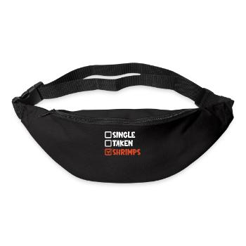 Shrimp Lover Gift - Bum bag - black - Front