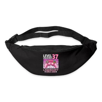 37. Geburtstag Gamer zocken Geburtstjahr 1986 - Gürteltasche - Schwarz - Vorne