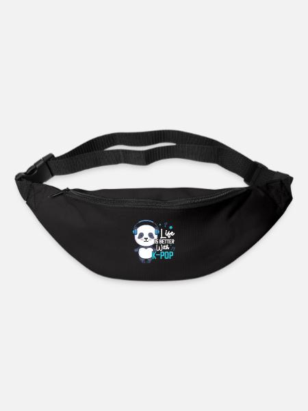 K-Pop Panda - Gürteltasche - Schwarz