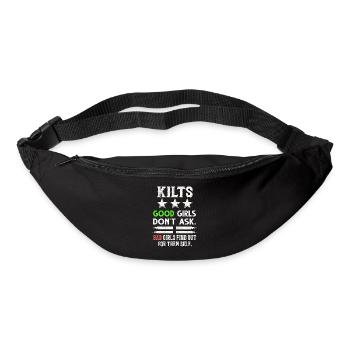 Cornemuse Kilt Écossais Beat Cornemuse - Sac banane - noir - Devant