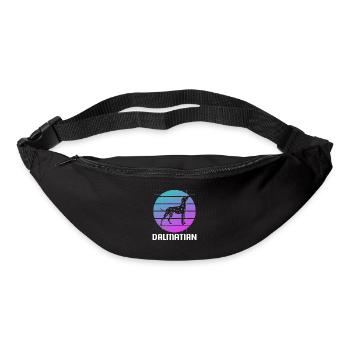 Retro Dalmatian Dalmatians Dog Lover - Bum bag - black - Front
