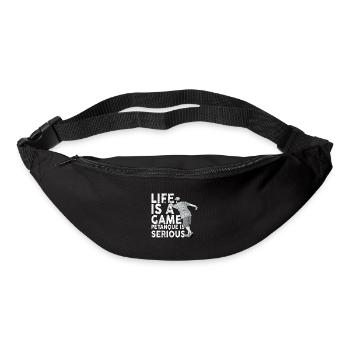 Petanque Boule Game Set Boccia - Bum bag - black - Front