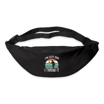 Je suis sexy et je le jette - Sac banane - noir - Devant