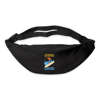 My way of social distancing - surfing - Bum bag - black - Front