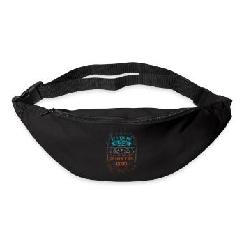 It took me 90 years Adult Humor Spr - Bum bag - black - Front