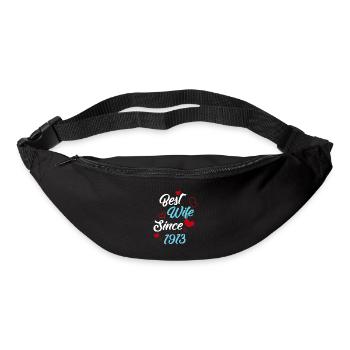Anniversaire Meilleure épouse depuis 1913 Mariage - Sac banane - noir - Devant