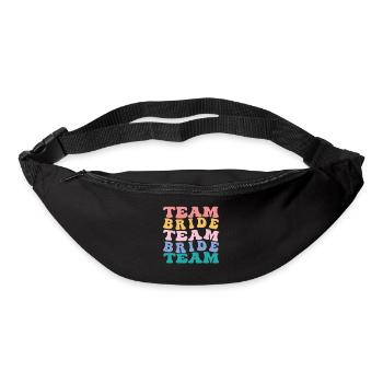 Hippie Team Bride Junggesellenabschied - Gürteltasche - Schwarz - Vorne