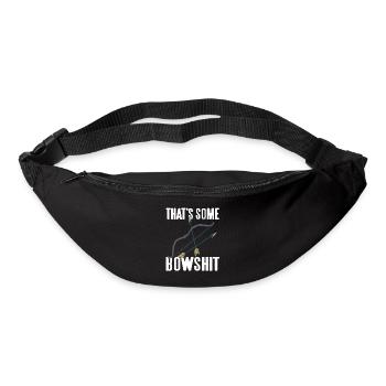 That's Some Bowshit Funny Archery Hunting T-Shirt - Bum bag - black - Front