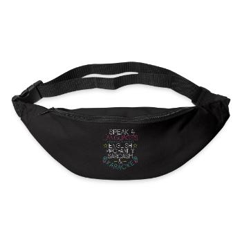 Karaoke Singer I Speak 4 Languages - Bum bag - black - Front