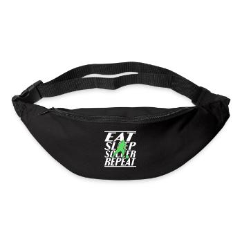 Alimentation Sommeil Football - Sac banane - noir - Devant
