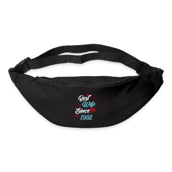 Jubiläum Trauerbeste Ehefrau seit 1992 Hochzeit - Gürteltasche - Schwarz - Vorne
