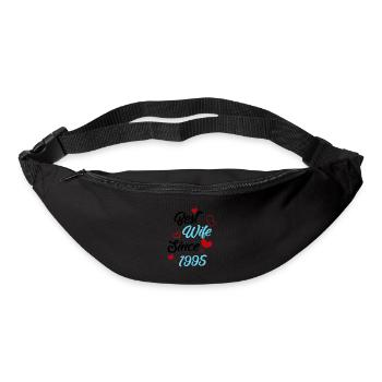 Anniversaire Meilleure épouse depuis 1995 Mariage - Sac banane - noir - Devant