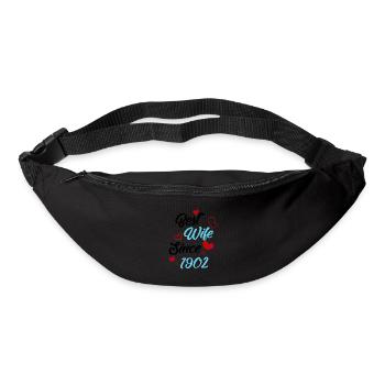 Anniversaire Meilleure épouse depuis 1902 Mariage - Sac banane - noir - Devant