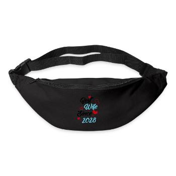 Anniversaire Meilleure épouse depuis 2028 Mariage - Sac banane - noir - Devant