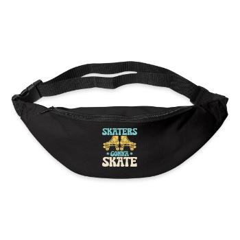 Roller Skating - Skaters Gonna Skate - Gürteltasche - Schwarz - Vorne